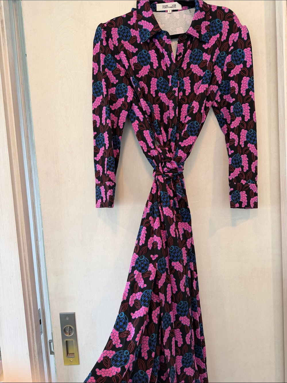 Diane Von Furstenberg Wrap Dress Excellent Condition Size M